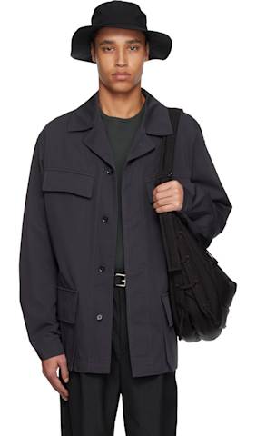 Brown Wadded Facing Jacket