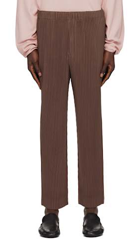 Purple Pleats Bottoms 1 Trousers