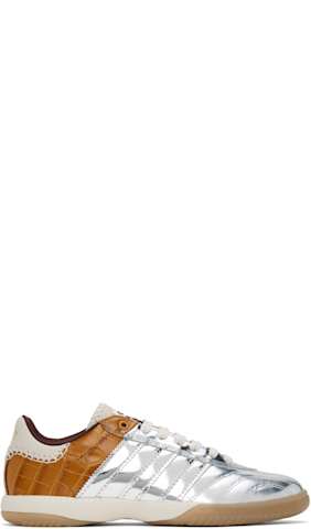 Off-White & Brown adidas Originals Edition Samba Millennium Sneakers