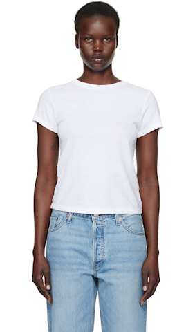 White Hanes Edition 1950s Boxy T-Shirt