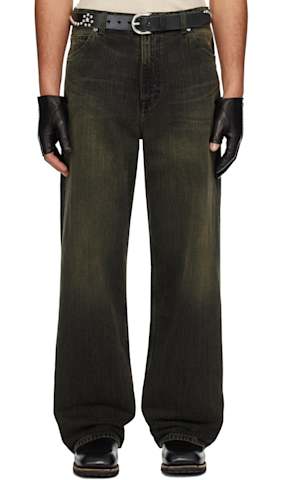 Brown Vast Cut Jeans