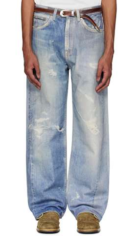 Blue Wide Jeans