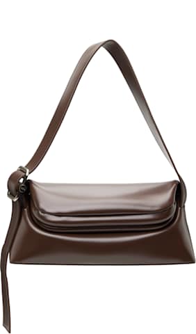 Tan Boat Wide Bag
