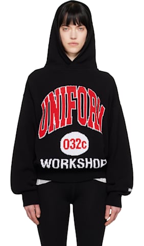 Black Routine Zip Hoodie