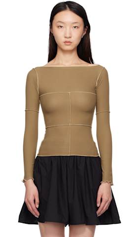 Black Nehru Halter Top