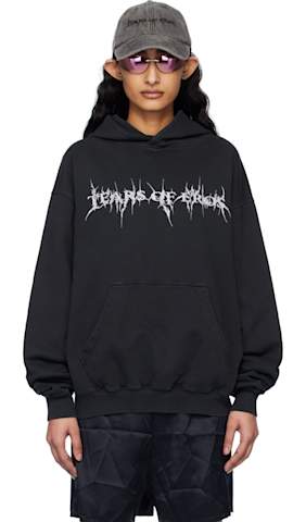 Black Routine Zip Hoodie