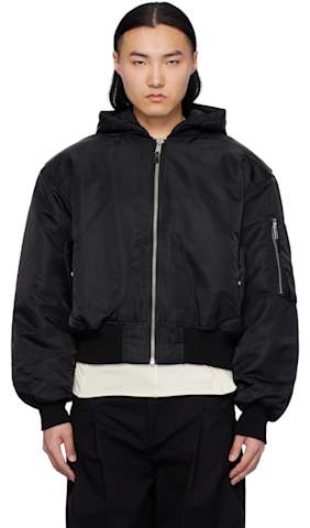 Black A-2 Bomber Jacket