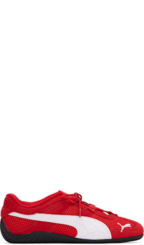 Red & White Speedcat OG Sneakers