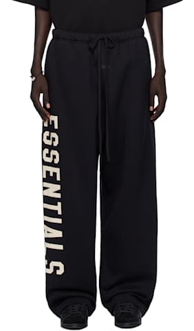 Black Wide Pleated Trousers