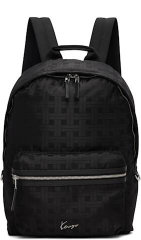 Gray & Orange Rough Backpack