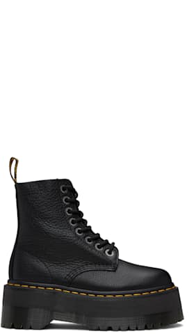 Black Dr. Martens Edition Quad Sole Steel Toe Boots