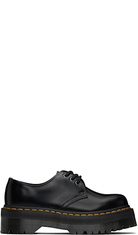 Black 8053 Platform Derbys