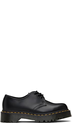 Black 8053 Platform Derbys