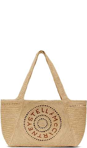 Black Summer Banana Raffia Tote