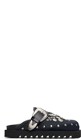 SSENSE Exclusive Brown Buckle Mule Loafers