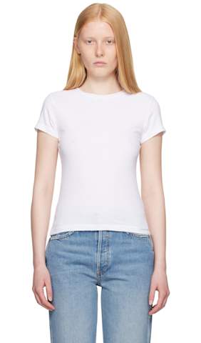 White Hanes Edition 1950s Boxy T-Shirt