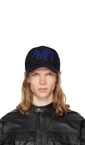 Black MA Outline Canvas Cap