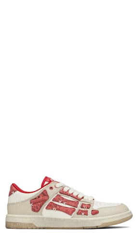 Black & White Skel Top Low Sneakers