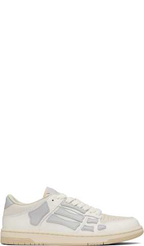 Black & White Skel Top Low Sneakers