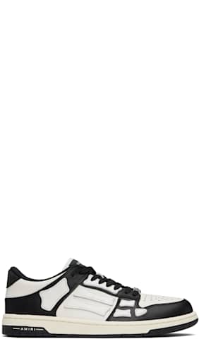 Black & White Bandana Skel Top Low Sneakers