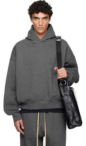 Taupe Classic Fit Fleece Hoodie