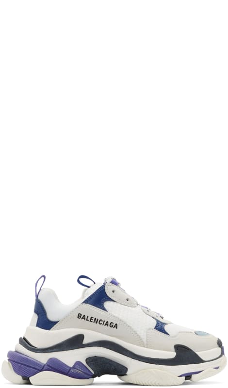 basket balenciaga triple s blanche