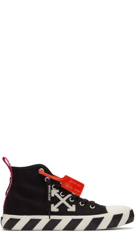 off white mid top arrow sneakers