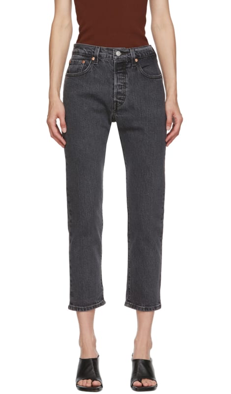 501 original cropped jeans