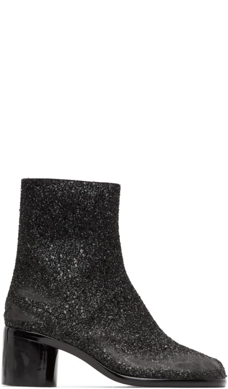 glitter tabi boots