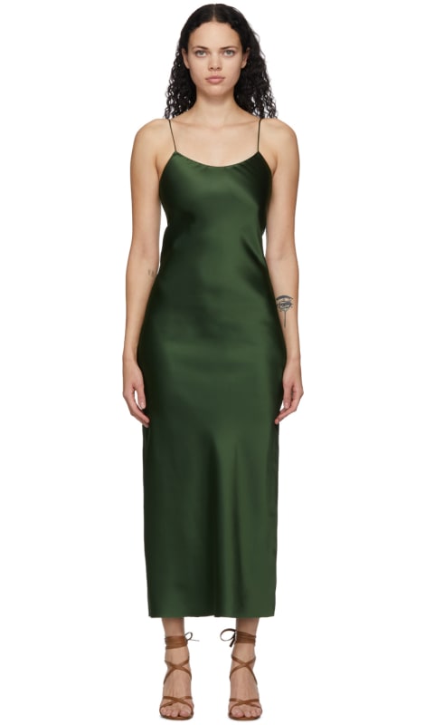 Fond de robe vert clearance