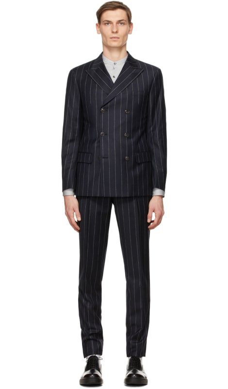 armani double breasted suit