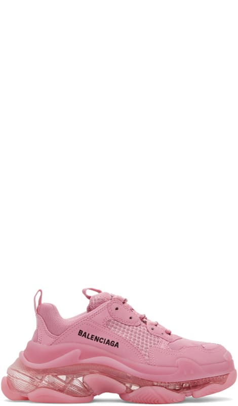 balenciaga basket rose
