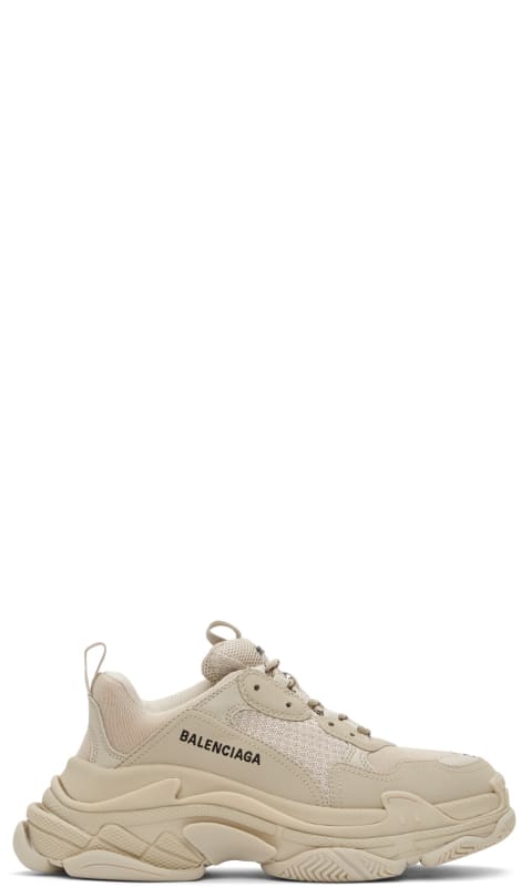 triple s beige balenciaga