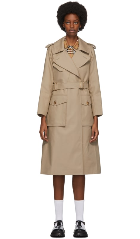 burberry tielocken coat