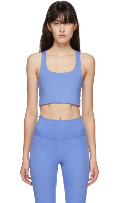 periwinkle sports bra