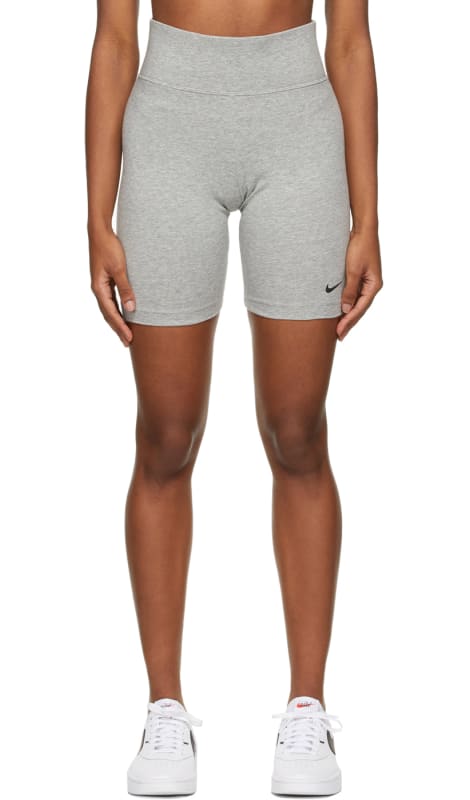 grey nike cycling shorts