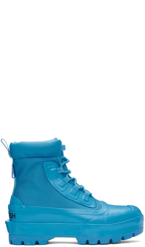 blue converse boots