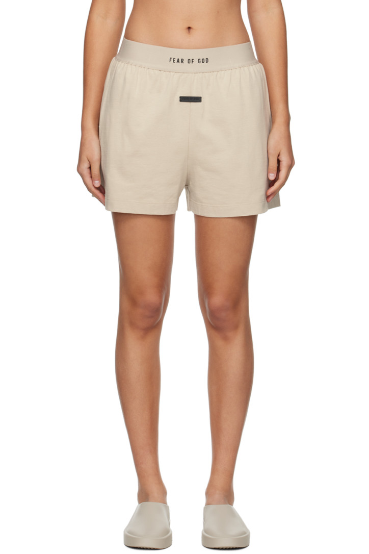 Fear of God Taupe The Lounge Shorts,Cement