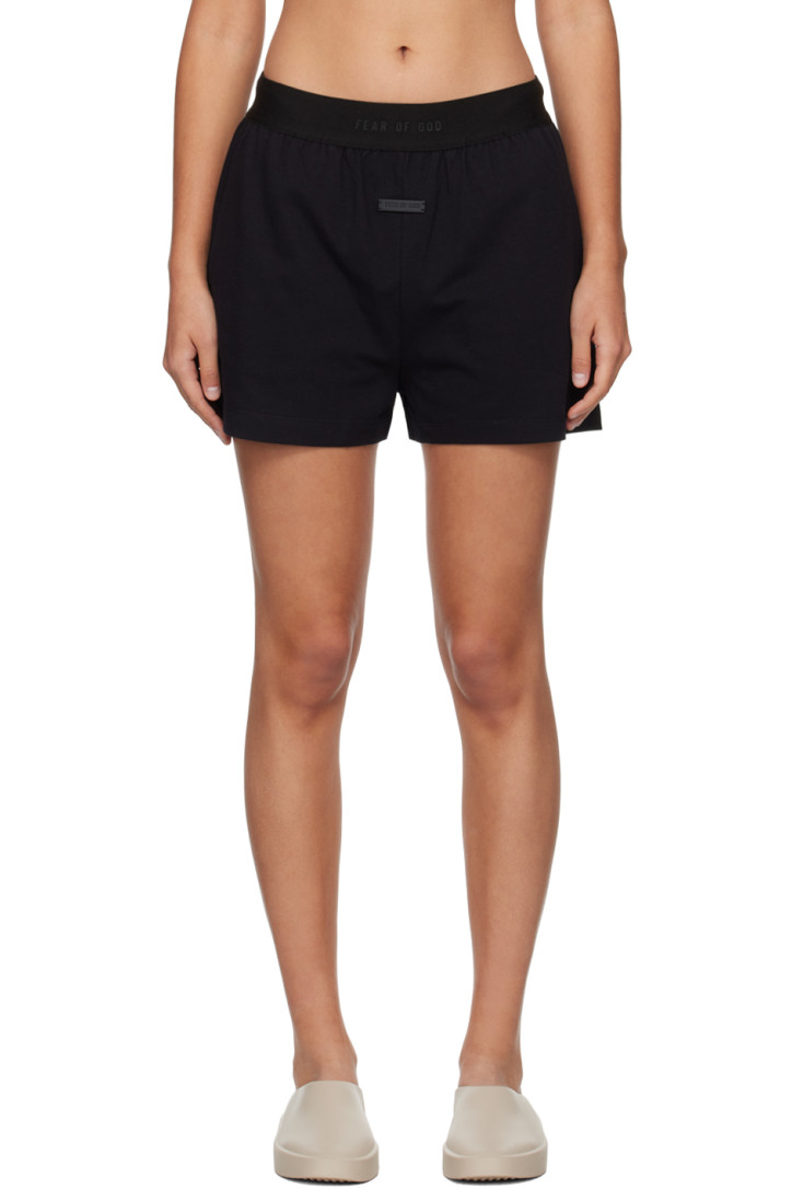 Fear of God Black The Lounge Shorts