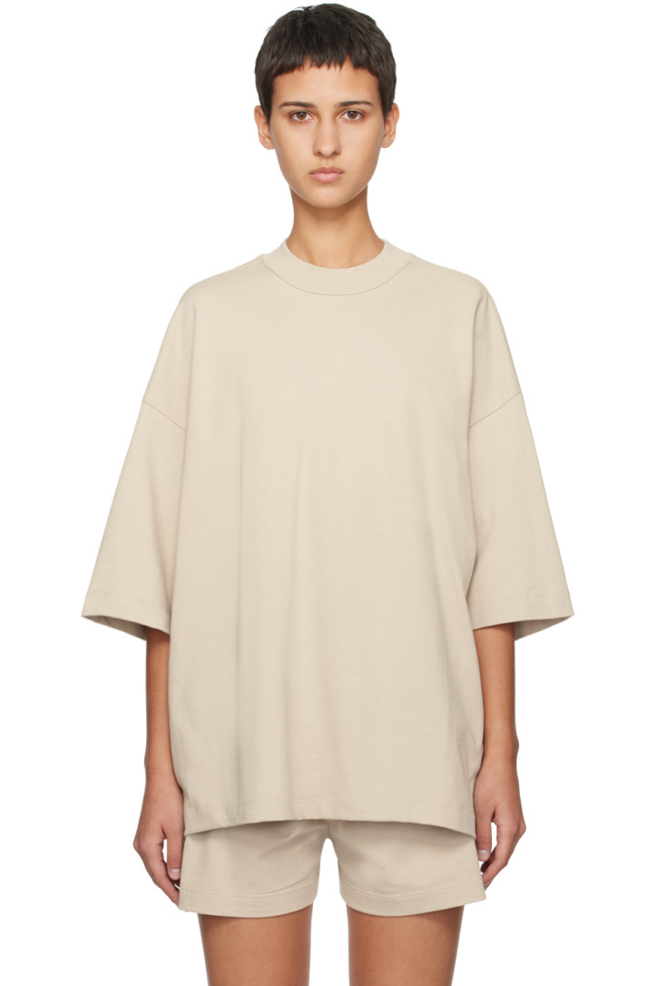 Fear of God Taupe The Lounge T-Shirt,Cement