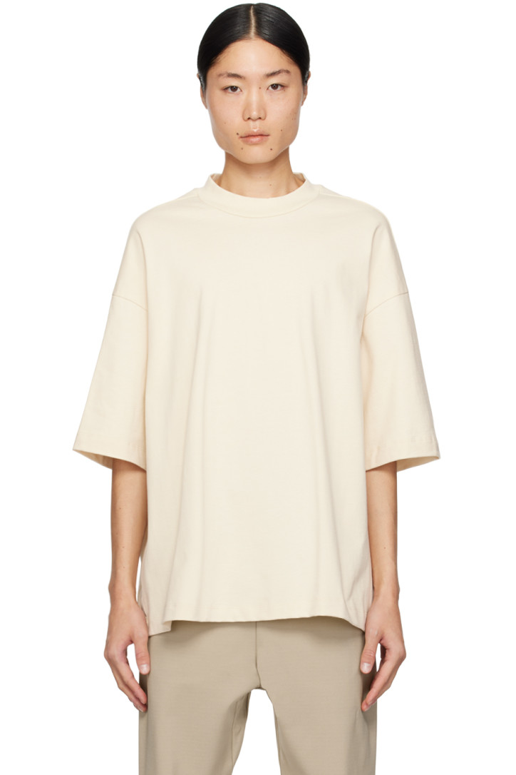 Fear of God Off-White Dropped Shoulder T-Shirt,Cream