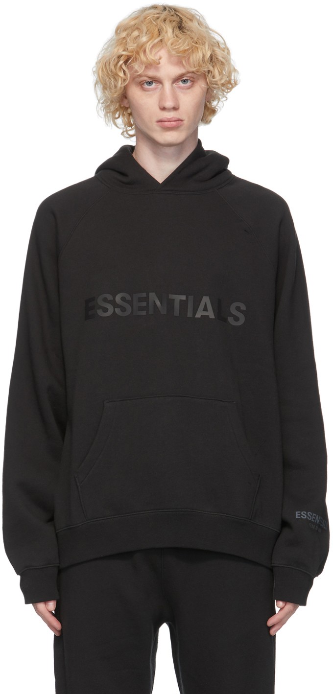 Black Pullover Hoodie