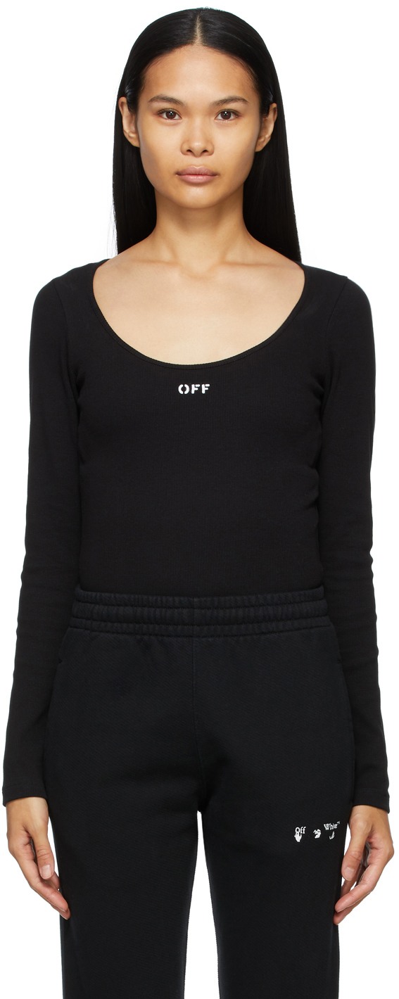 Off-White Black Bodysuit