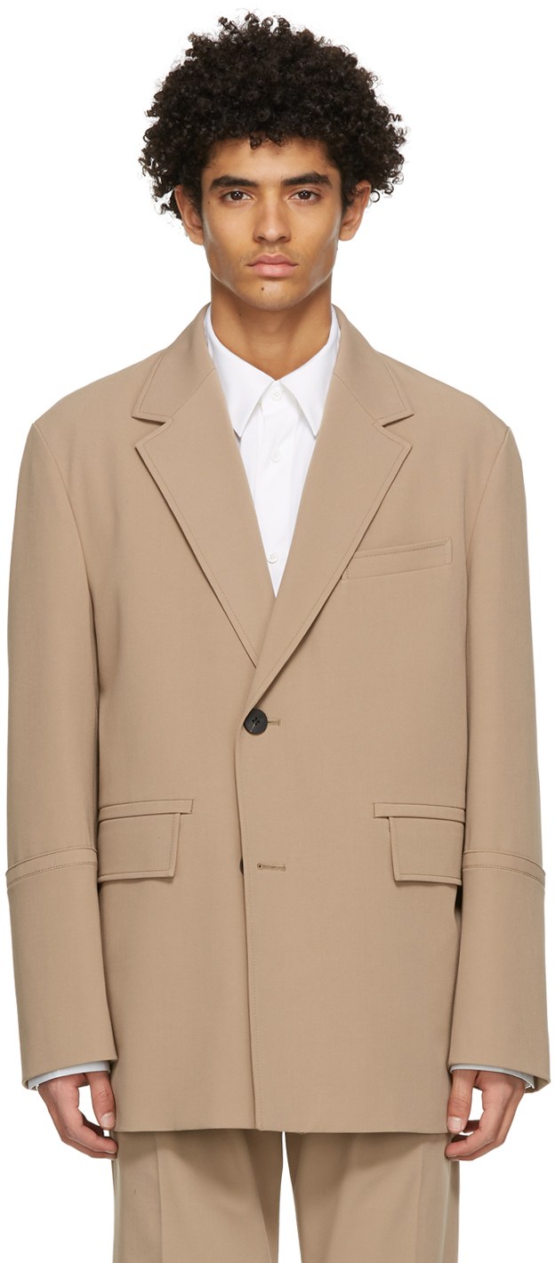 WOOYOUNGMI Beige 2B Blazer