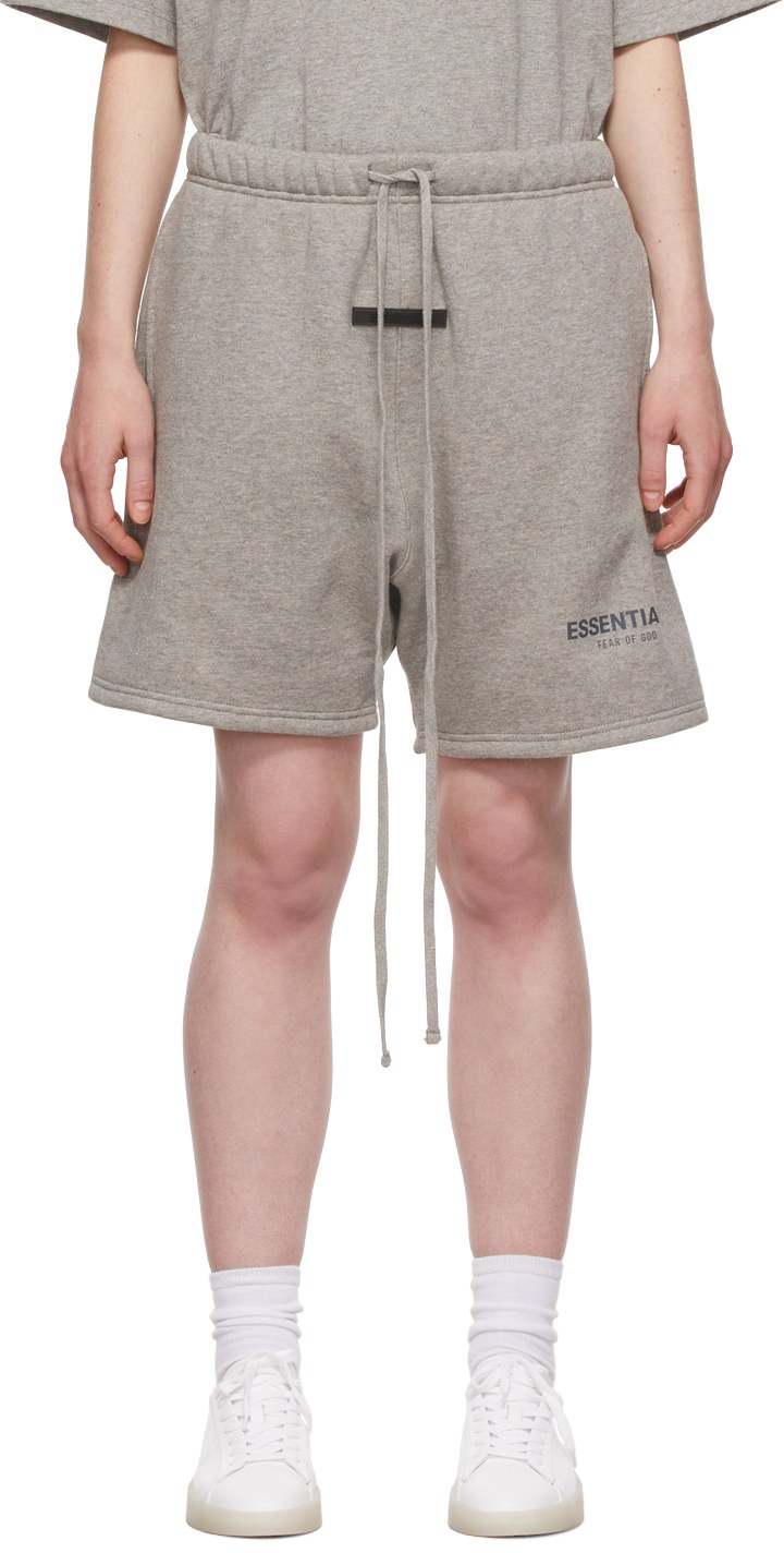 Grey Fleece Sweat Shorts