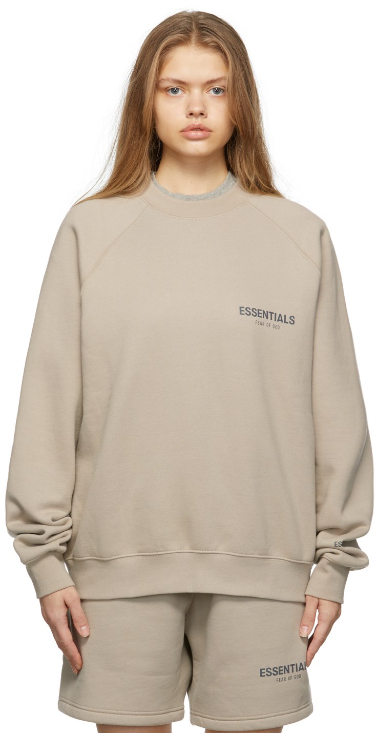 Tan Pullover Sweatshirt