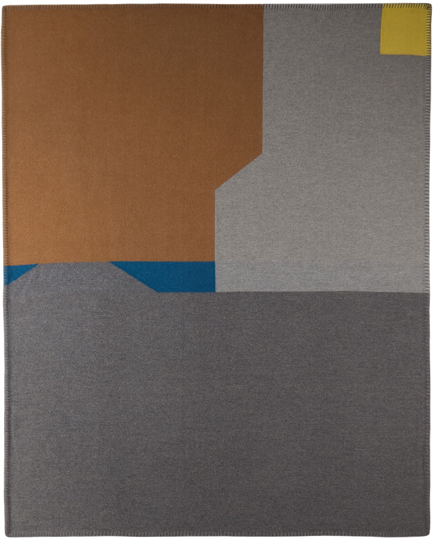 Grey Jacquard Città Blanket
