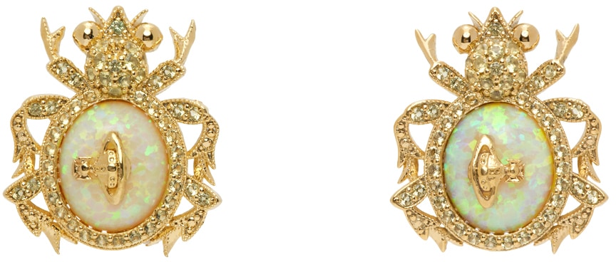 VIVIENNE WESTWOOD Gold Lupe Earrings