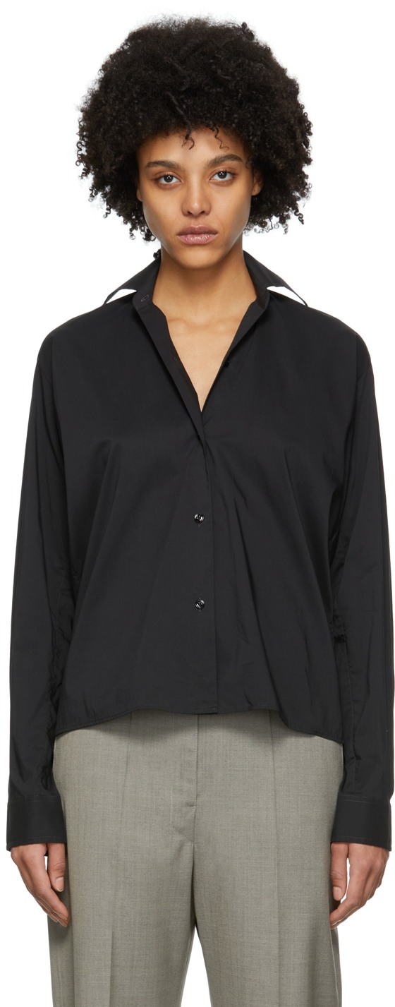 Black Cotton Shirt