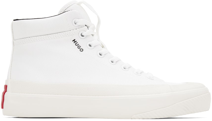 ssense.com | White Dyer High-Top Sneakers